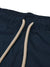 Summer Single Jersey Slim Fit Trouser For Men Navy With Cyan Stripes-SP159