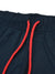 Summer Single Jersey Slim Fit Trouser For Men-Navy With Red Stripe-SP6538 Next