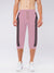 Summer Jersey Terry Slim Fit Bermuda Short For Men-Light Purple with Stripes-BE994/BR13238