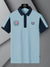 LV Summer Polo Shirt For Men-Bright Blue & Dark Navy-SP1572/RT2374