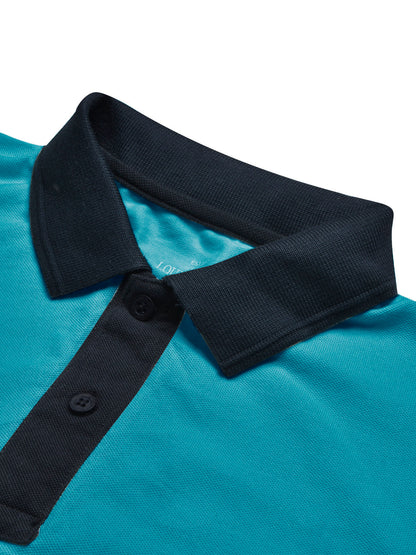 LV Summer Polo Shirt For Men-Blue & Dark Navy-SP1568/RT2371