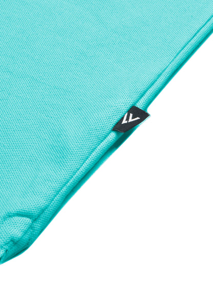 LV Summer Polo Shirt For Men-Light Cyan Blue & Dark Navy-SP1547/RT2367
