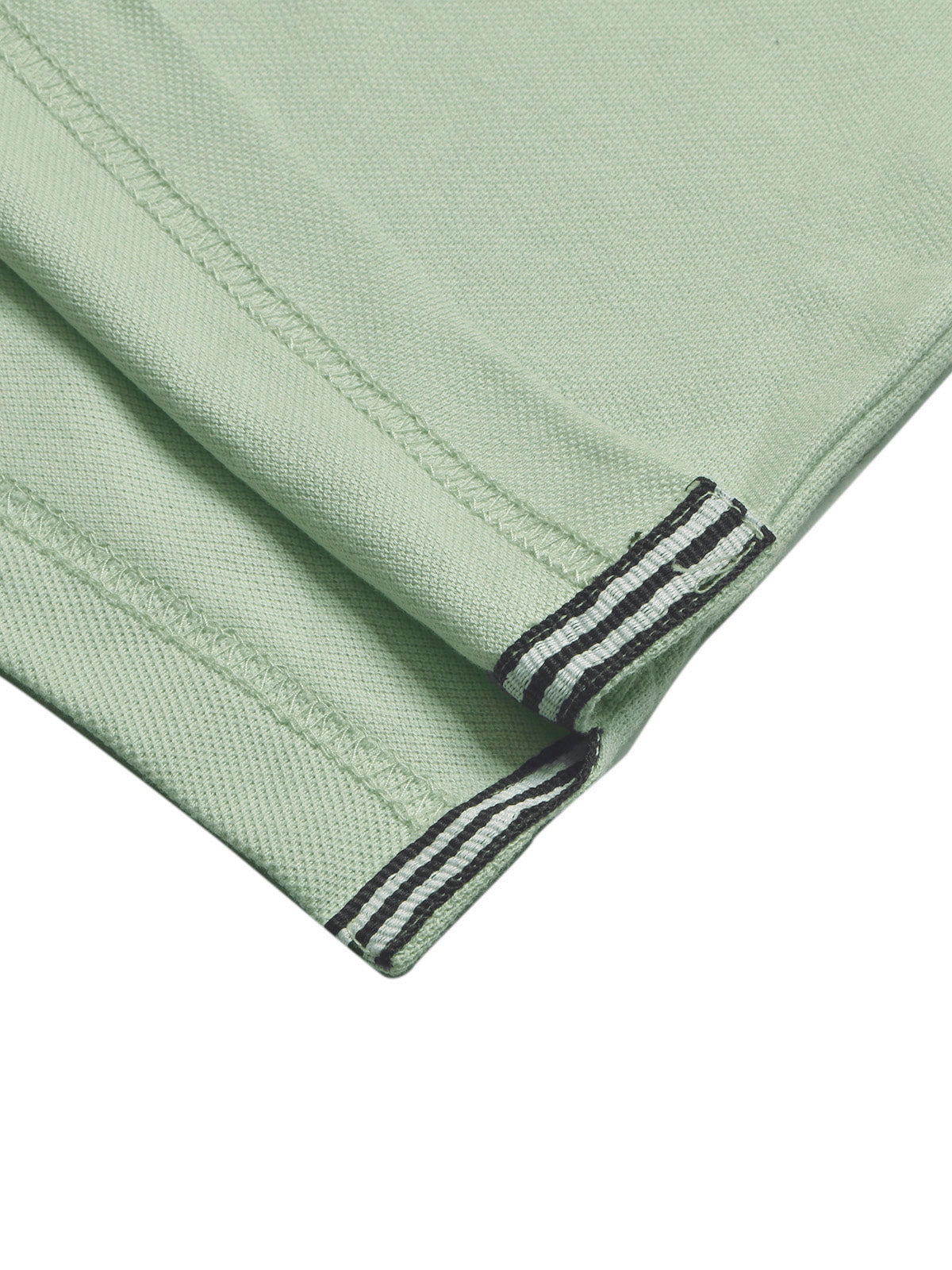 NXT Summer Polo Shirt For Men-Light Green with Navy Panel-BE688/BR12941