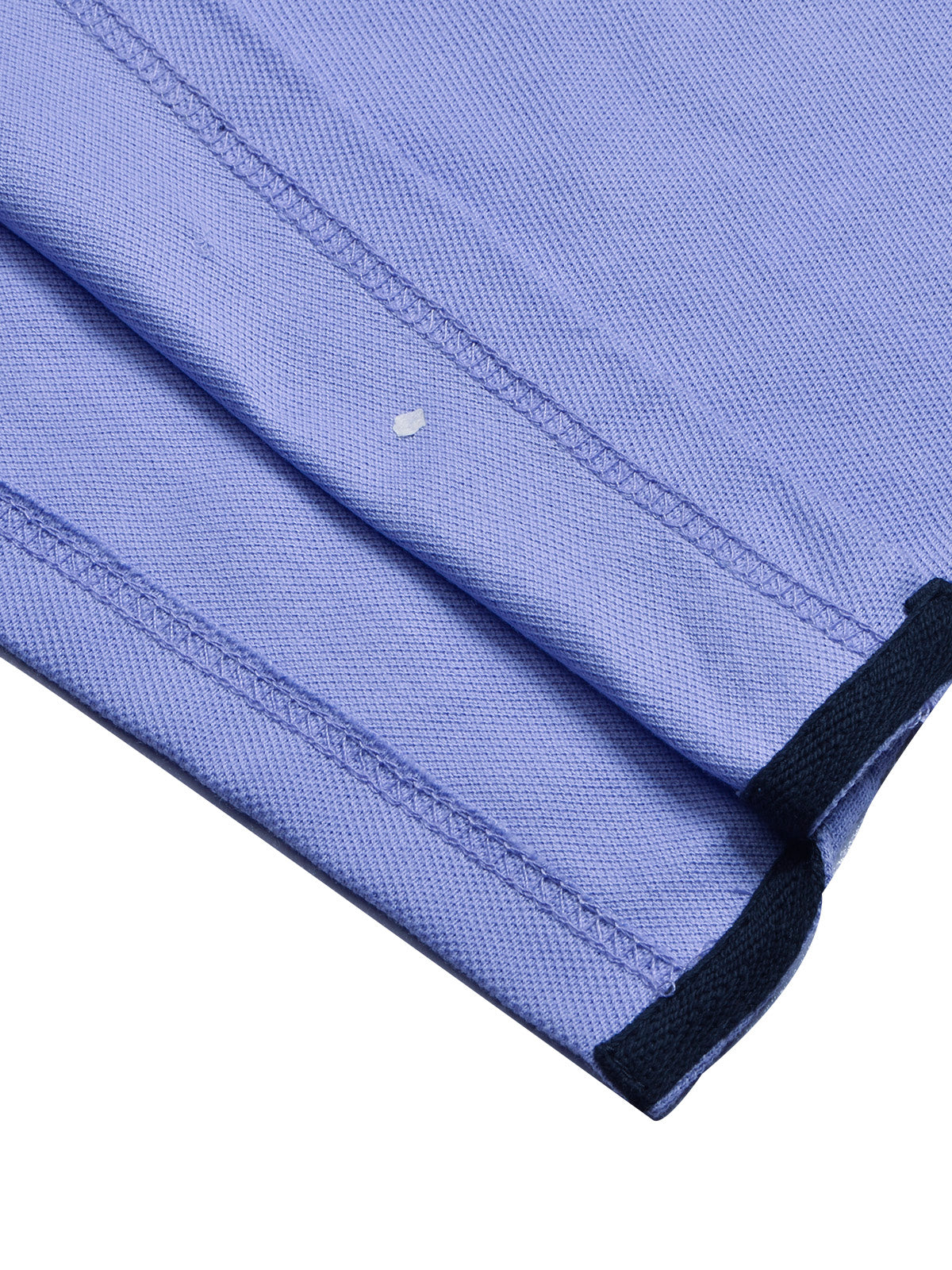 LV Summer Polo Shirt For Men-Light Purple with Navy & White-BE678/BR12931