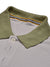 NXT Summer Polo Shirt For Men-Slate Grey with Brown Panel-BE687/BR12940