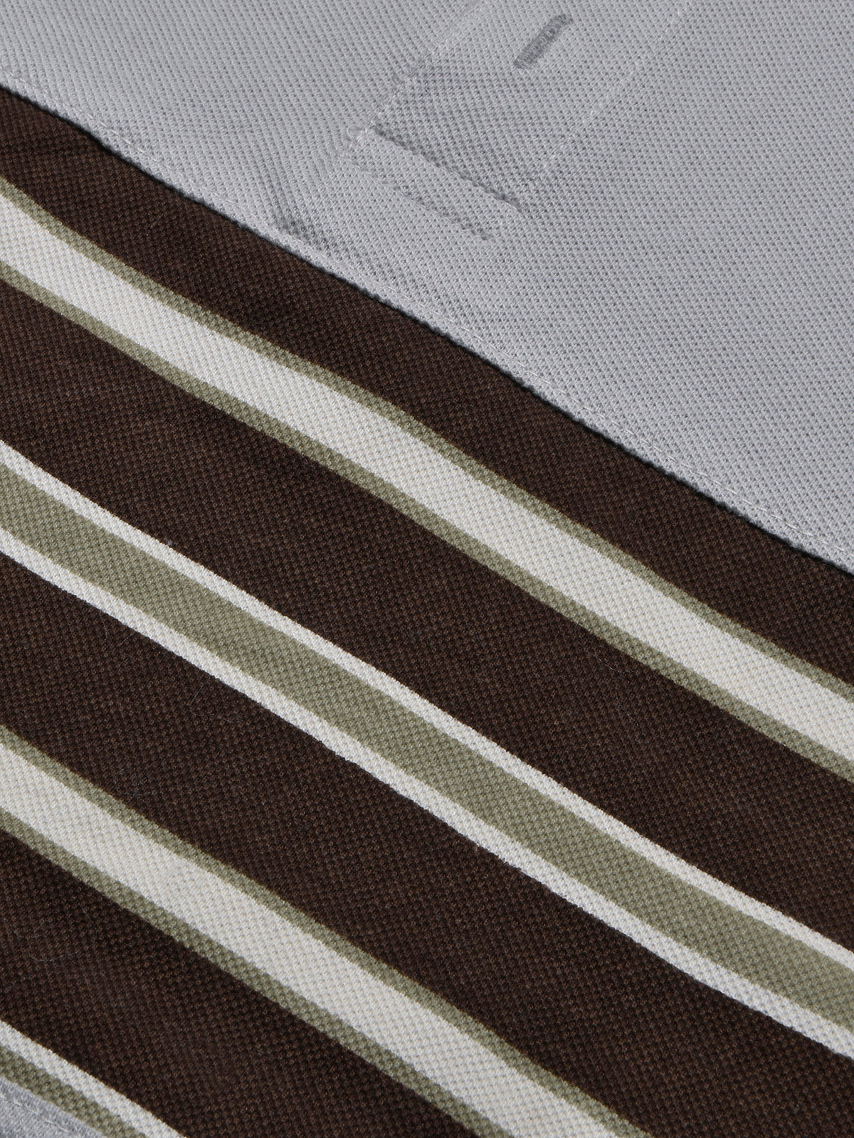 NXT Summer Polo Shirt For Men-Slate Grey with Brown Panel-BE687/BR12940