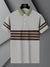 NXT Summer Polo Shirt For Men-Slate Grey with Brown Panel-BE687/BR12940