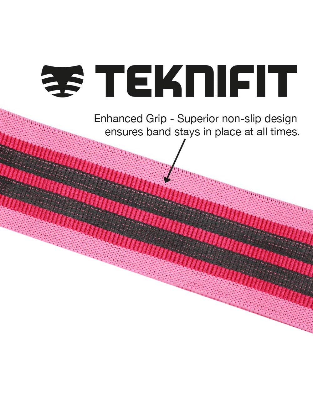 Teknifit Resistance Body Shape Band For Women-Pink-LV536