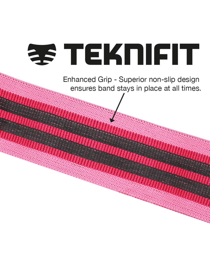 Teknifit Resistance Body Shape Band For Women-Pink-LV536