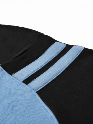 U.S Polo Assn Fleece Tracksuit For Men Black & Blue-SP301/RT2128