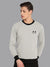 UA Fleece Funky Style Sweatshirt For Men-Wheat with Black-BE2348