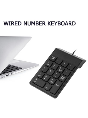 USB Mini Num Pad Numeric for Laptop Notebook PC Computer-BE1914/BR14065