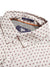 USPA Premium Slim Fit Casual Shirt For Men-Smoke White with Allover Print-BE1421