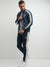 Louis Vicaci Fleece Zipper Tracksuit For Men-Slate Navy-BR831