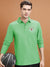 Louis Vicaci Long Sleeve P.Q Polo Shirt For Men-Lime Green-SP1733