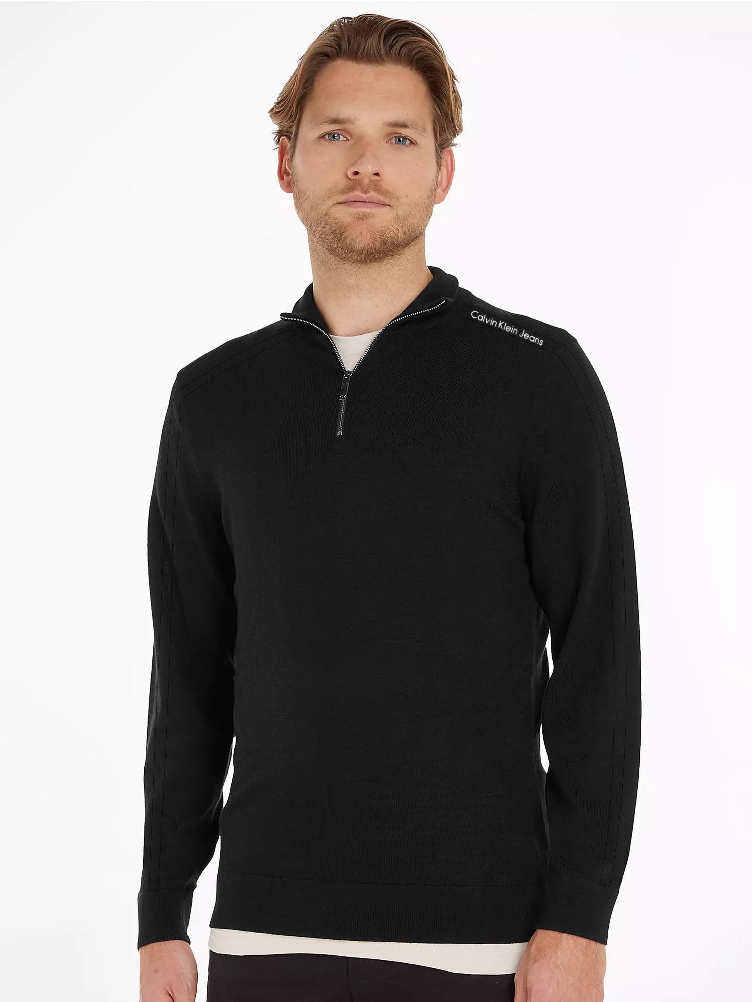 Calvin klein sale mens zipper sweater