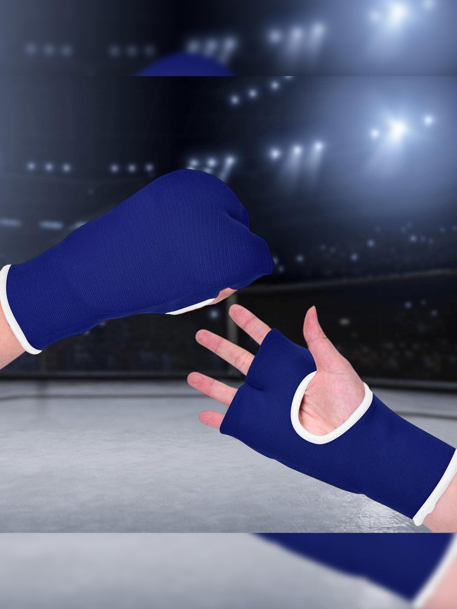 Enakshi Elastic Comfortable Inner Gloves-Red-LV4563