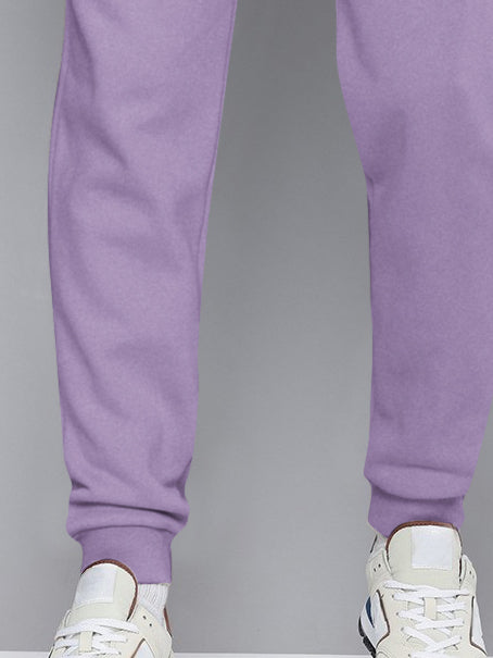 NK Terry Fleece Jogger Sweatpant For Men-Light Purple-BE2584