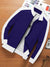 NXT Terry Fleece Zipper Mock Neck Jacket For Men-Royal Blue with White-SP3420