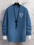 Louis Vicaci Turtle Neck Rabbit Wool Sweatshirt-Blue-BE454/BR1215