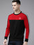 Louis Vicaci Fleece Sweatshirt For Men-Black with Red-BR834