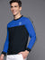 Louis Vicaci Fleece Sweatshirt For Men-Black with Blue-BR832