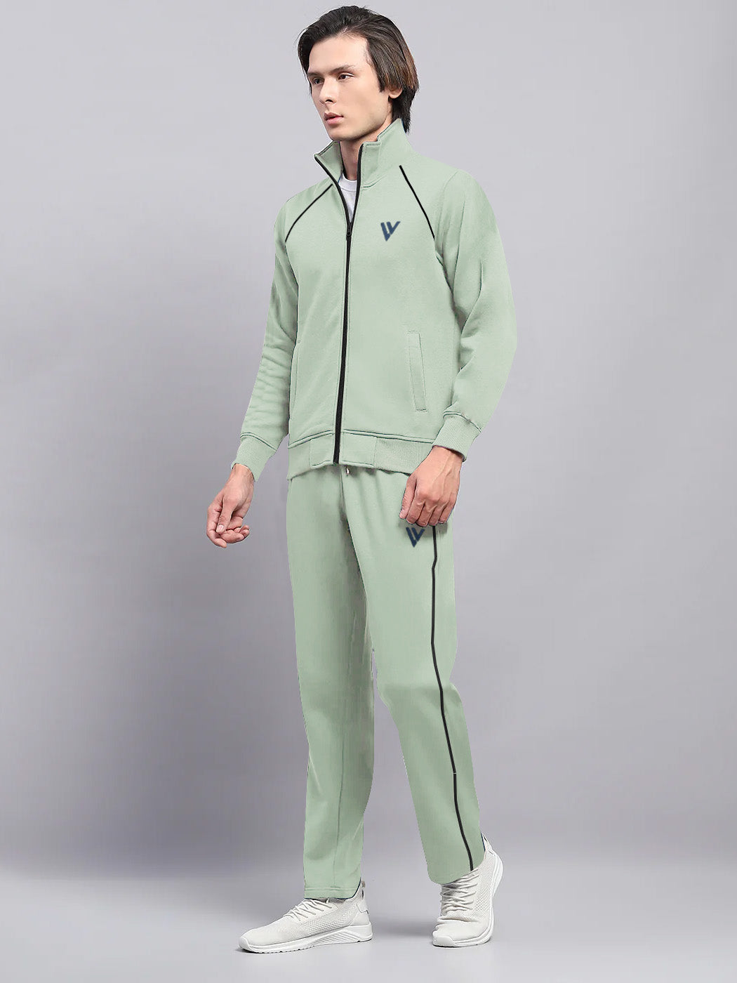 Louis Vicaci Fleece Zipper Tracksuit For Men Graps-SP287