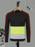 Next Fleece Crew Neck Sweatshirt For Men-Black With Panels-SP180