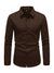 Oxen Premium Slim Fit Casual Shirt For Men-Dark Brown With Allover Texture-SP2485