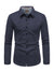 Massimo Dutti Premium Slim Fit Casual Shirt For Men-Royal Blue With Allover Texture-SP2489