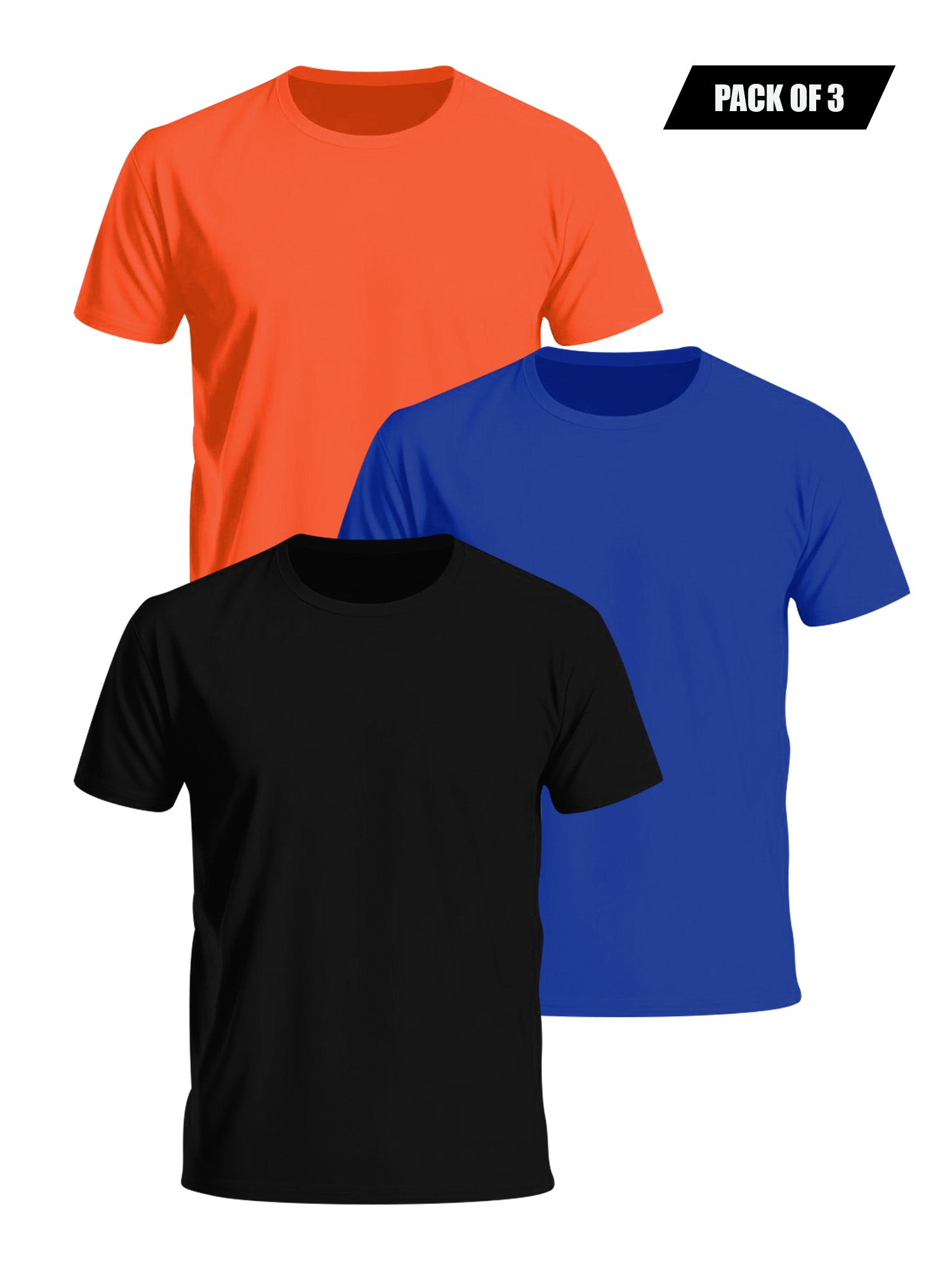 Pack of 3 Crew Neck T Shirt For Men-BE2032/BR14161