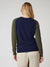 Full Fashion Wool V Neck Sweatshirt For Women-Olive Green-BE382/BR1149