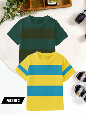 Pack Of 2 Single Jersey Tee Shirt For Kids