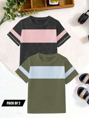 Pack Of 2 Single Jersey Tee Shirt For Kids