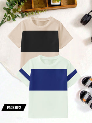 Pack Of 2 Single Jersey Tee Shirt For Kids