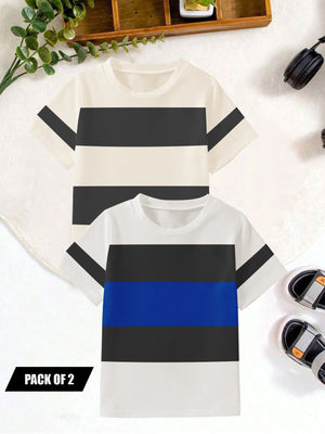 Pack Of 2 Single Jersey Tee Shirt For Kids