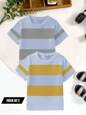 Pack Of 2 Single Jersey Tee Shirt For Kids