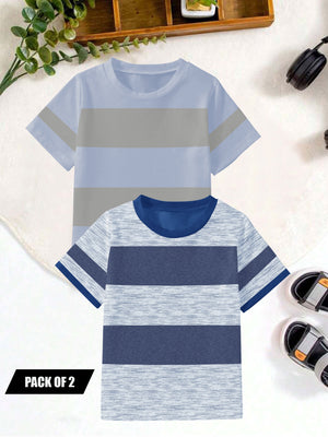 Pack Of 2 Single Jersey Tee Shirt For Kids