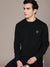 Louis Vicaci Terry Fleece Funky Style Sweatshirt For Men-Black-BE2353