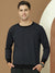 Upgrade Fashion Terry Fleece Funky Style Sweatshirt For Men-Charcoal Grey with Black-BE2500