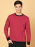 Upgrade Fashion Terry Fleece Funky Style Sweatshirt For Men-Coral Pink with Black-BE2352