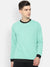 Upgrade Fashion Terry Fleece Funky Style Sweatshirt For Men-Ice Green & Black-BE2381