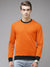 Upgrade Fashion Terry Fleece Funky Style Sweatshirt For Men-Orange with Black-BE2392