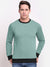 Upgrade Fashion Terry Fleece Funky Style Sweatshirt For Men-Slate Green with Black-BE2396