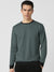 Upgrade Fashion Terry Fleece Funky Style Sweatshirt For Men-Slate Grey with Black-BE2403