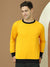 Upgrade Fashion Terry Fleece Funky Style Sweatshirt For Men-Yellow with Black-BE2482