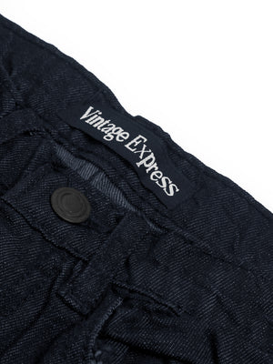 Vintage Express Power Stretch Biker Denim For Kids-Navy-SP2514