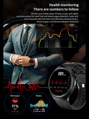 Watch 4 Pro Suit Smartwatch With 7 Straps High Definition Color Screen Healthy Monitoring Custom Dial With Hiwatchpro App-BE1889/BR14038