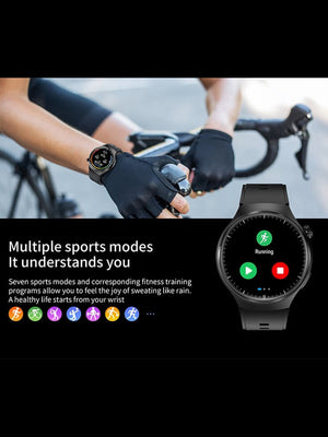 Watch 4 Pro Suit Smartwatch With 7 Straps High Definition Color Screen Healthy Monitoring Custom Dial With Hiwatchpro App-BE1889/BR14038