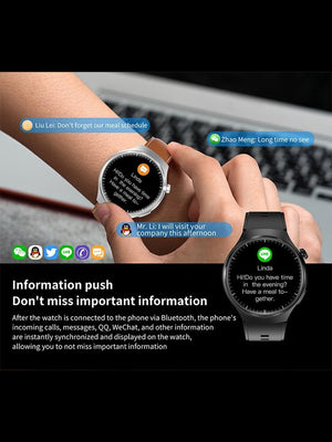 Watch 4 Pro Suit Smartwatch With 7 Straps High Definition Color Screen Healthy Monitoring Custom Dial With Hiwatchpro App-BE1889/BR14038